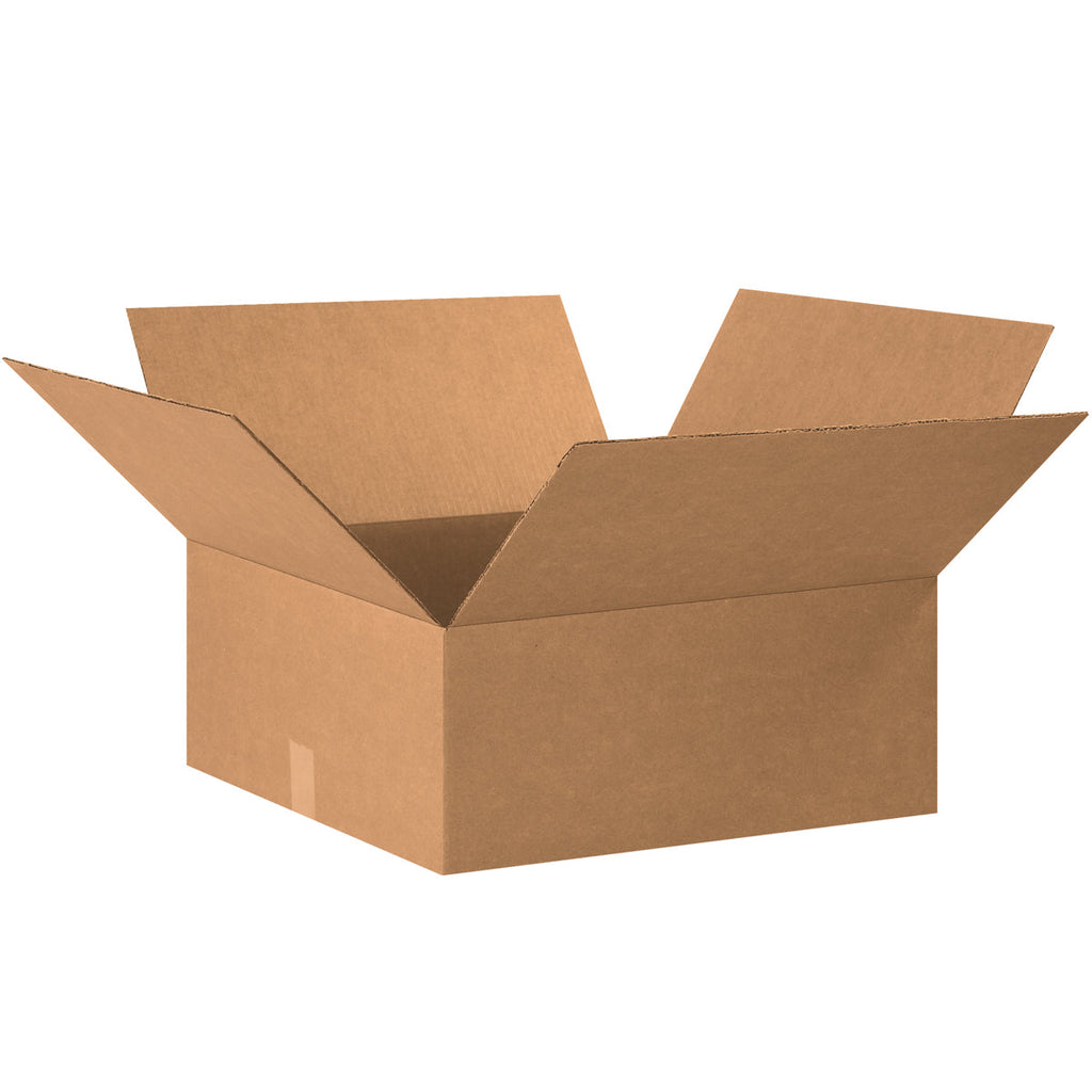 20" x 20" x 7" Kraft Single Wall 200# Corrugated RSC Boxes