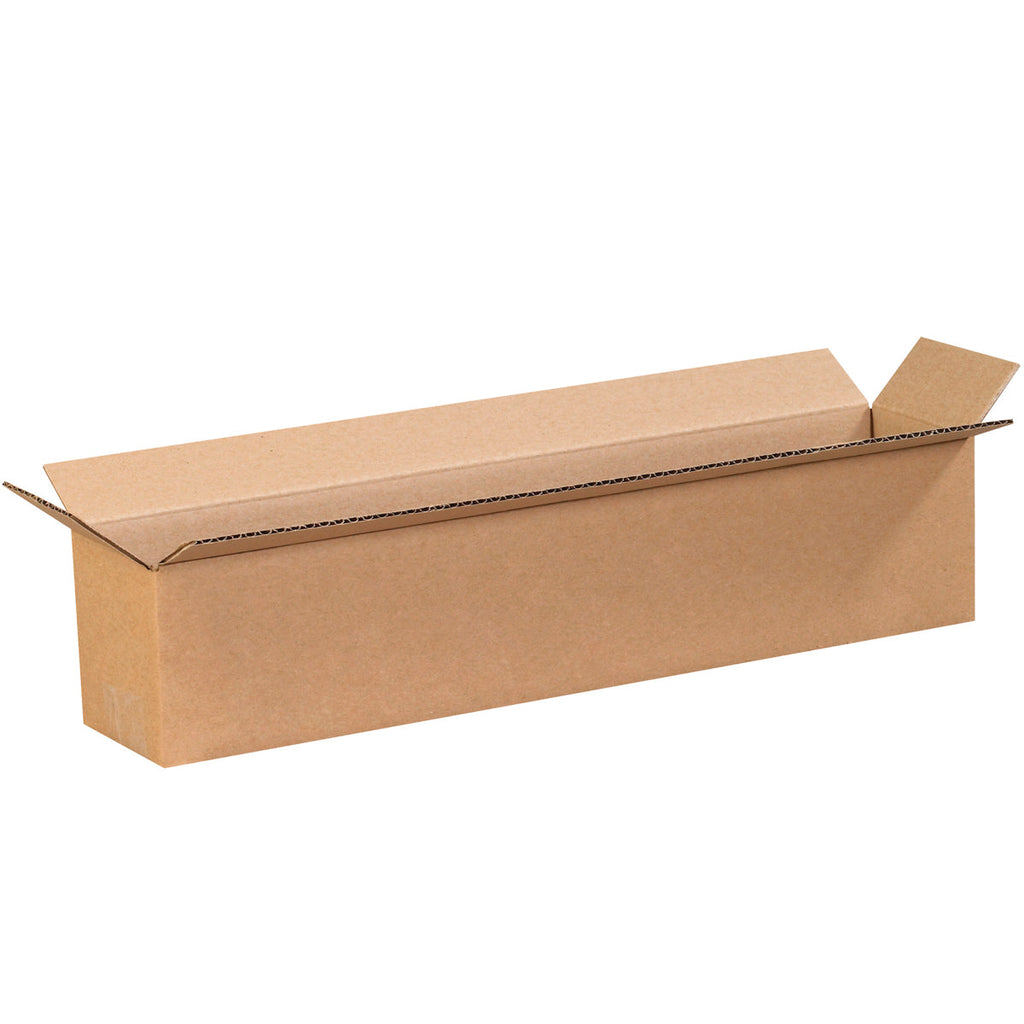 20" x 4" x 4" Kraft Single Wall 32 ECT Corrugated RSC Boxes