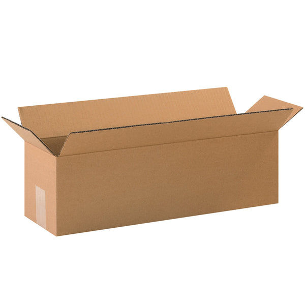 20" x 6" x 6" Kraft Single Wall 32 ECT Corrugated RSC Boxes