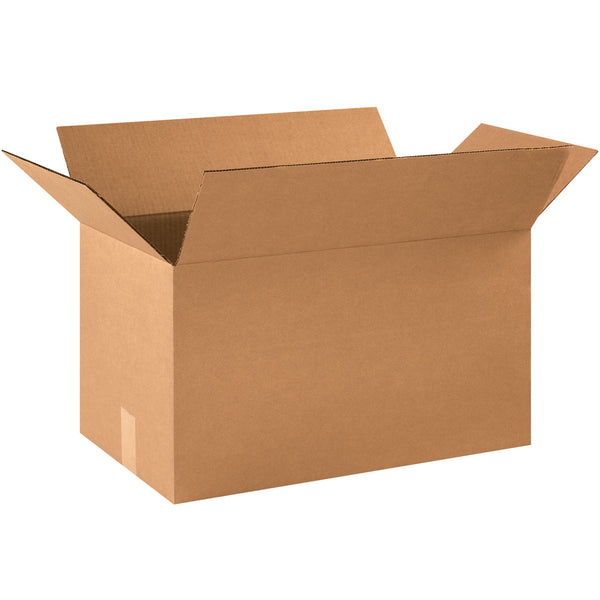 21" x 12" x 12" Kraft Single Wall 32 ECT Corrugated RSC Boxes