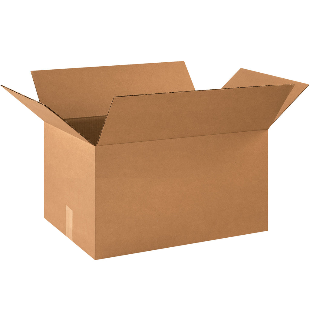 21" x 14" x 10" Kraft Single Wall 32 ECT Corrugated RSC Boxes