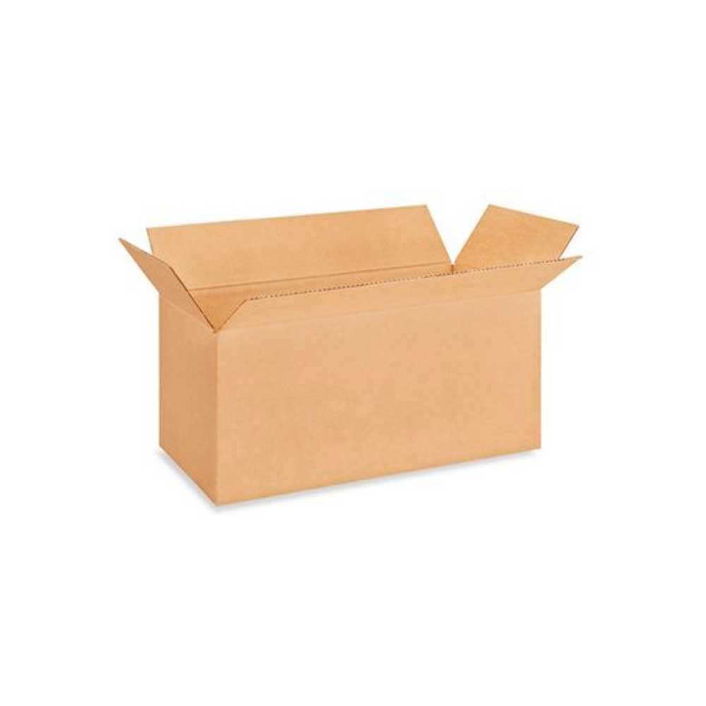 24" x 10" x 10" Kraft Single Wall 32 ECT Corrugated RSC Boxes