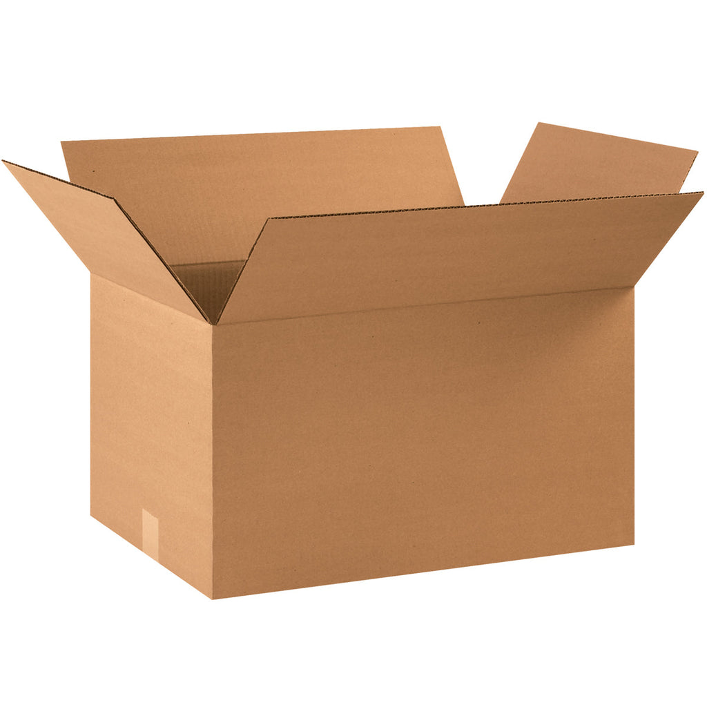 22" x 14" x 12" Kraft Single Wall 32 ECT Corrugated RSC Boxes