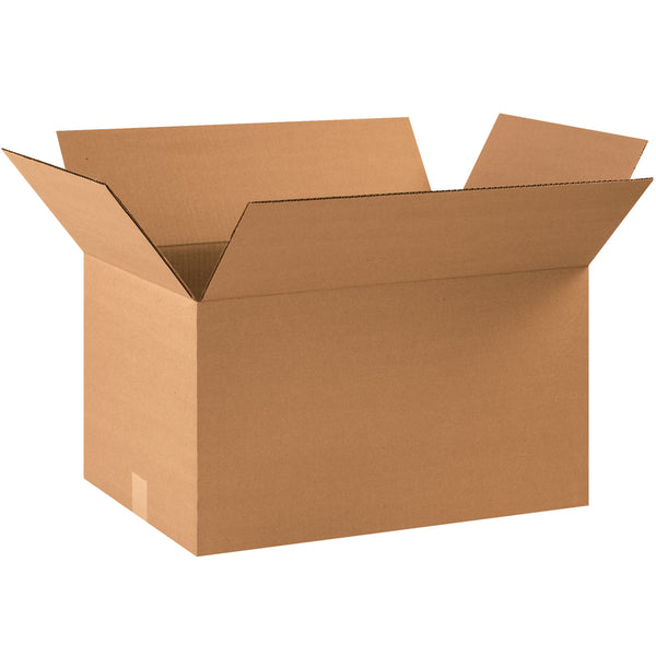 22" x 14" x 12" Kraft Single Wall 32 ECT Corrugated RSC Boxes