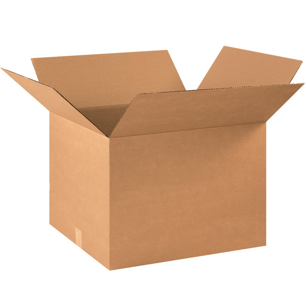 22" x 18" x 16" Kraft Single Wall 200# Corrugated RSC Boxes