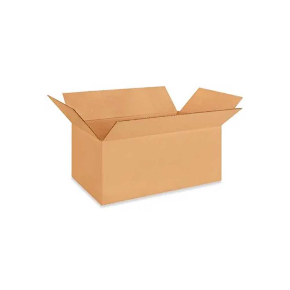 24" x 14" x 10" Kraft Single Wall 200# Corrugated RSC Boxes