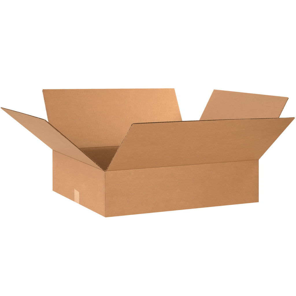24" x 10" x 6" Kraft Single Wall 32 ECT Corrugated RSC Boxes