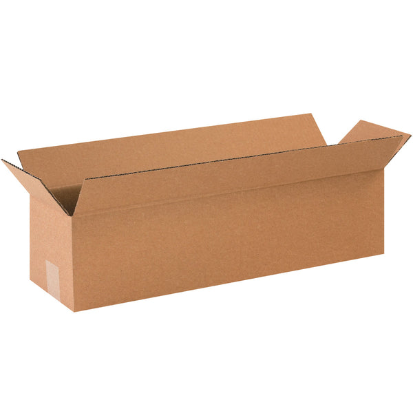 24" x 6" x 6" Kraft Single Wall 32 ECT Corrugated RSC Boxes