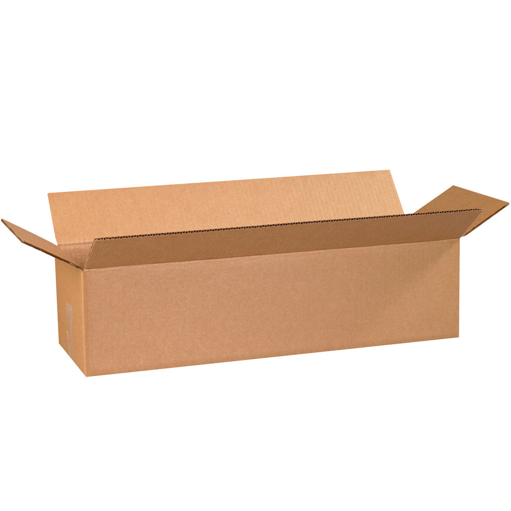 24" x 8" x 6" Kraft Single Wall 32 ECT Corrugated RSC Boxes