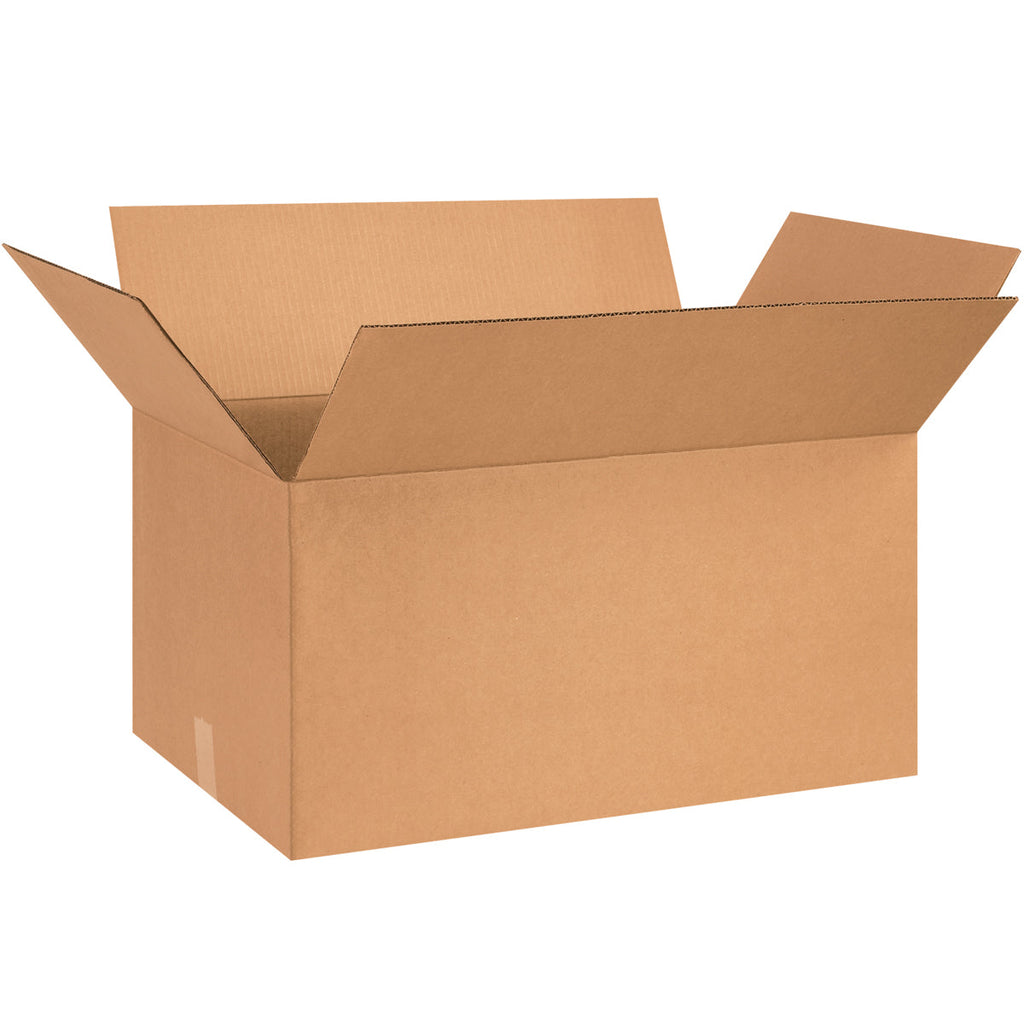 26" x 15" x 12" Kraft Single Wall 200# Corrugated RSC Boxes