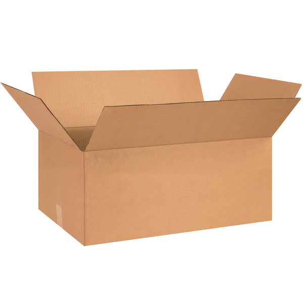 26" x 16" x 10" Kraft Single Wall 200# Corrugated RSC Boxes