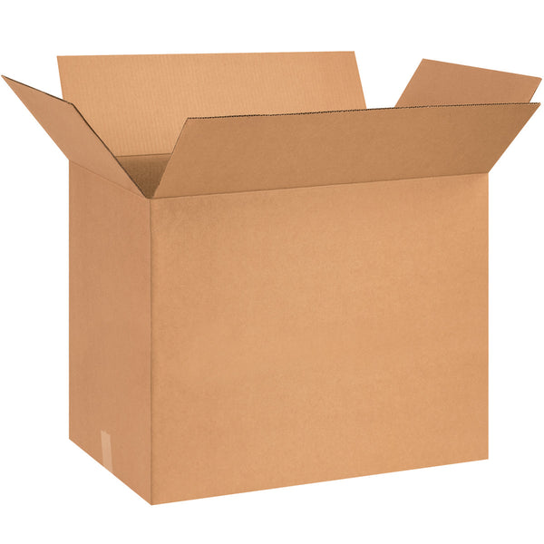 26" x 16" x 19" Kraft Single Wall 200# Corrugated RSC Boxes
