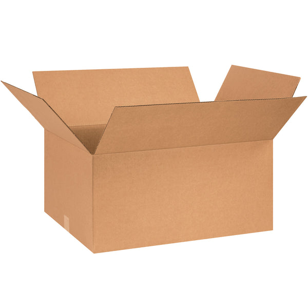 26" x 18" x 12" Kraft Single Wall 200# Corrugated RSC Boxes