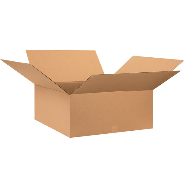 28" x 28" x 12" Kraft Single Wall 32 ECT Corrugated RSC Boxes