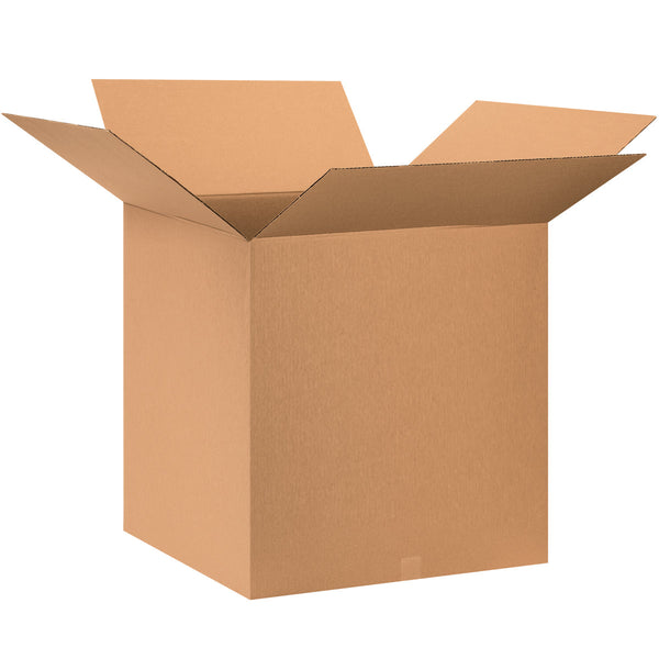 28" x 28" x 28" Kraft Single Wall 32 ECT Corrugated RSC Boxes