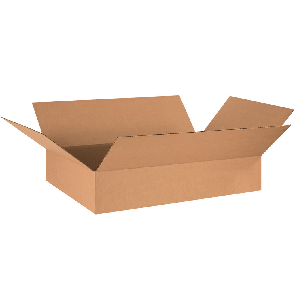 29" x 17" x 3" Kraft Single Wall 32 ECT Corrugated RSC Boxes
