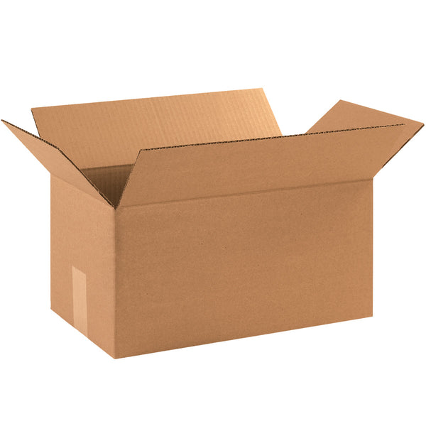 30" x 13" x 13" Kraft Single Wall 200# Corrugated RSC Boxes