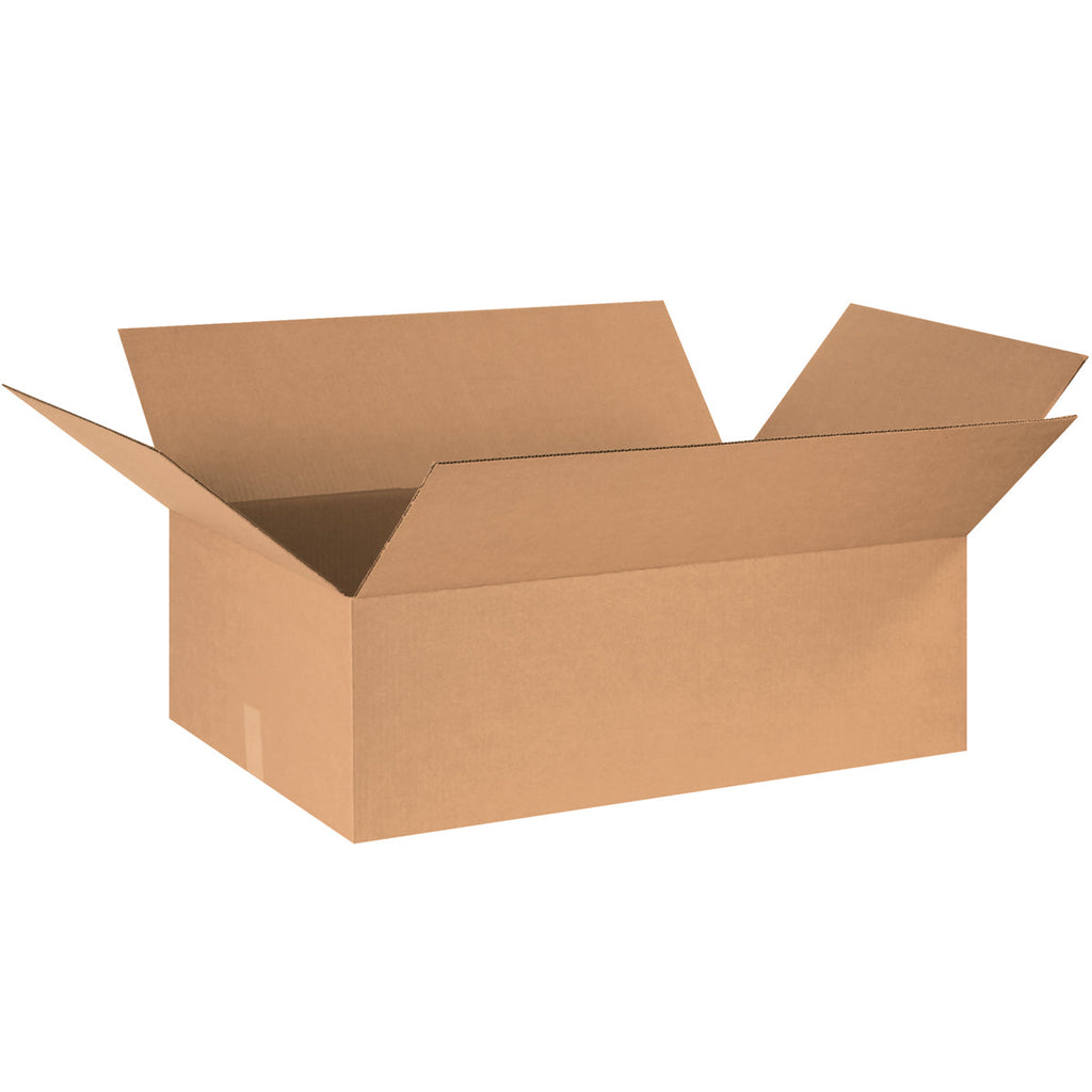 30" x 24" x 10" Kraft Single Wall 200# Corrugated RSC Boxes