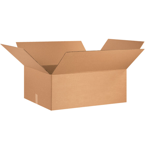 30" x 24" x 12" Kraft Single Wall 200# Corrugated RSC Boxes