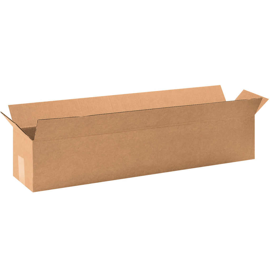 32" x 6" x 6" Kraft Single Wall 32 ECT Corrugated RSC Boxes