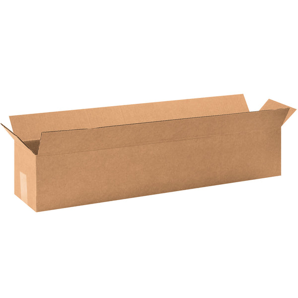 32" x 6" x 6" Kraft Single Wall 32 ECT Corrugated RSC Boxes