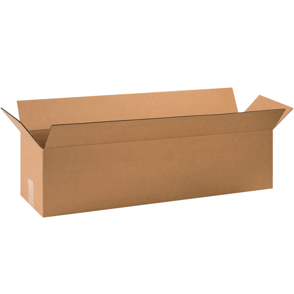 32" x 8" x 8" Kraft Single Wall 32 ECT Corrugated RSC Boxes