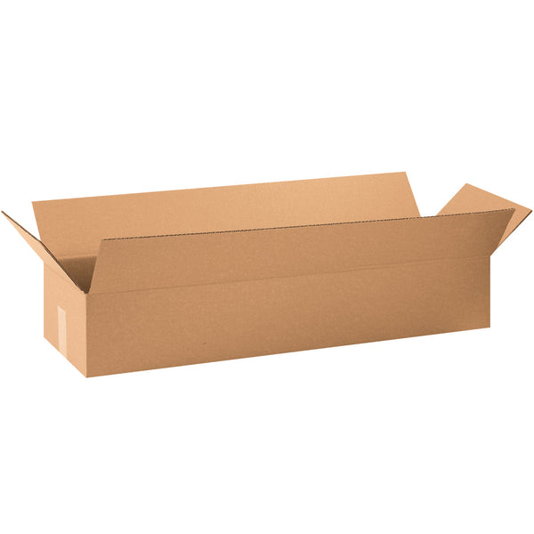 36" x 10" x 6" Kraft Single Wall 32 ECT Corrugated RSC Boxes