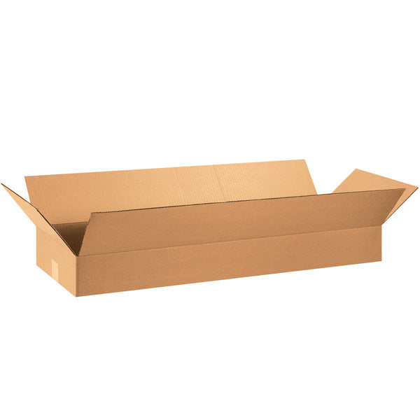 36" x 12" x 4" Kraft Single Wall 32 ECT Corrugated RSC Boxes