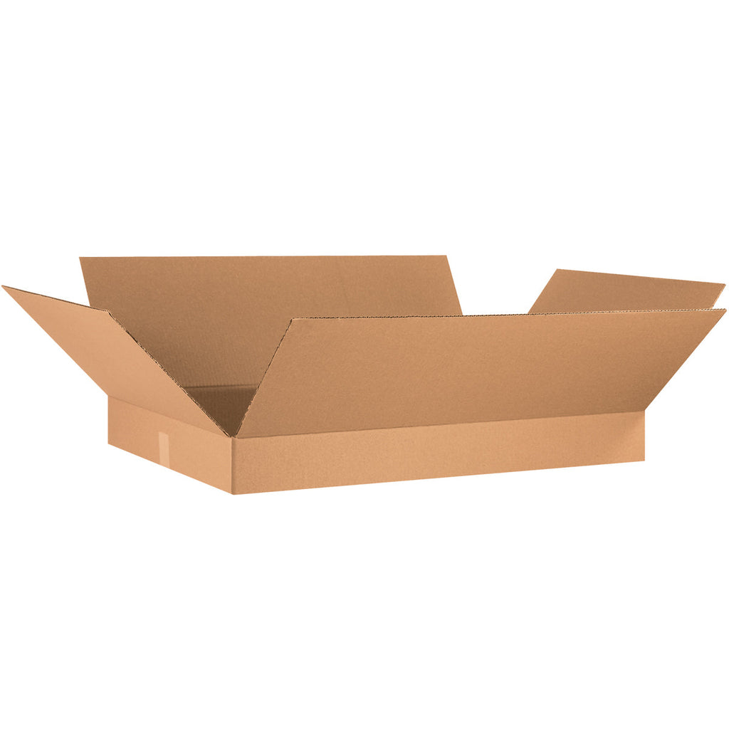36" x 24" x 24" Kraft Single Wall 200# Corrugated RSC Boxes