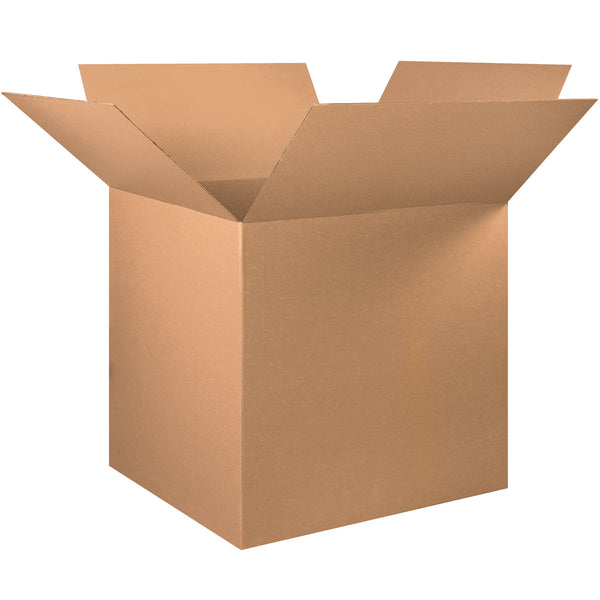 36" x 36" x 36" Kraft Single Wall 275# Corrugated RSC Boxes