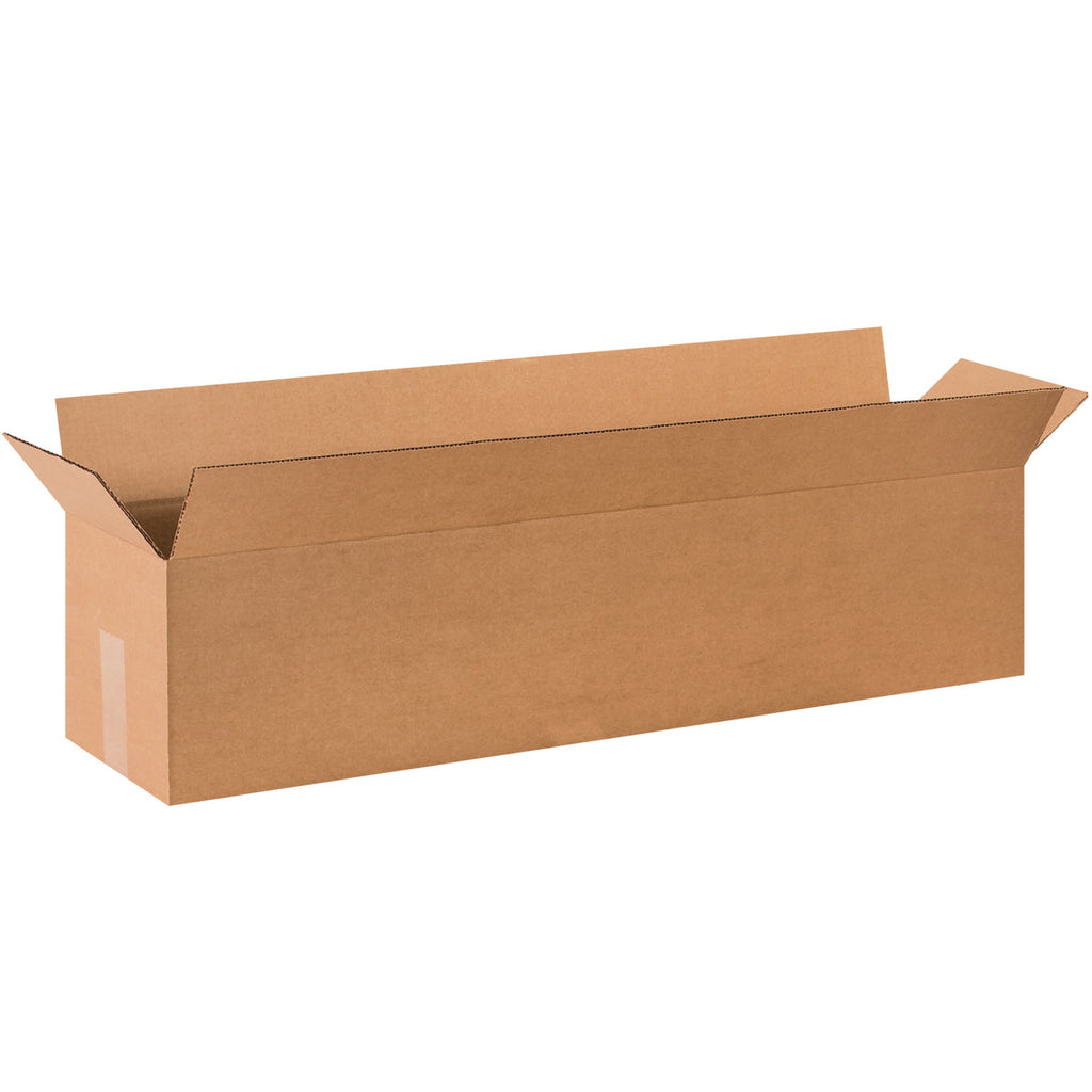 36" x 8" x 8" Kraft Single Wall 32 ECT Corrugated RSC Boxes
