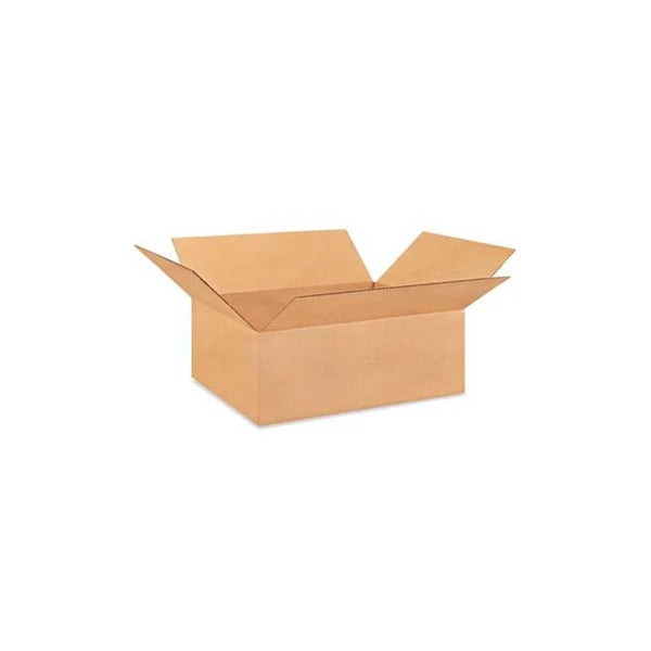 19-1/2" x 14-11/16" x 7" Kraft Single Wall 32 ECT Corrugated RSC Boxes