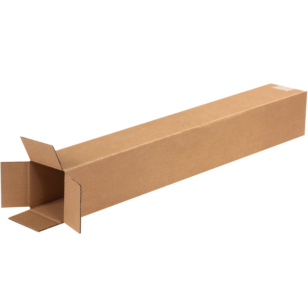 4" x 4" x 28" Kraft Single Wall 32 ECT Corrugated RSC Boxes