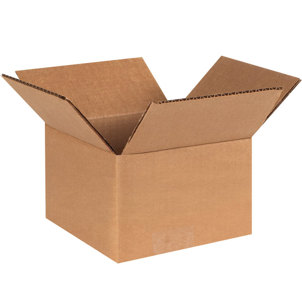4" x 4" x 3" Kraft Single Wall 32 ECT Corrugated RSC Boxes