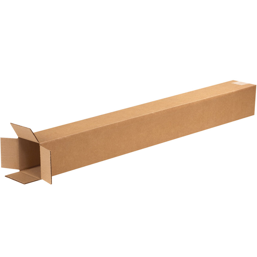 4" x 4" x 36" Kraft Single Wall 32 ECT Corrugated RSC Boxes