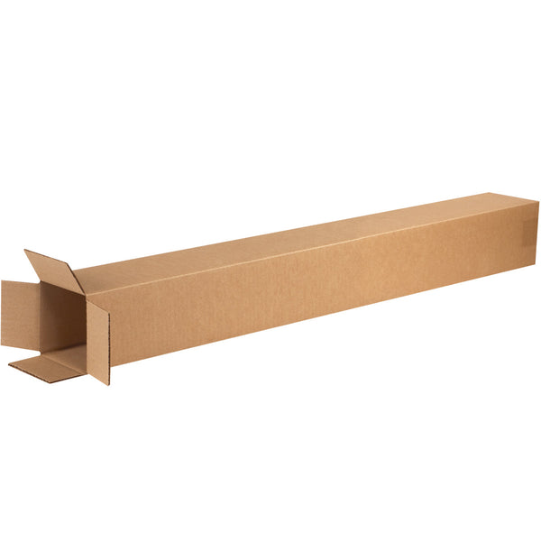 4" x 4" x 40" Kraft Single Wall 32 ECT Corrugated RSC Boxes