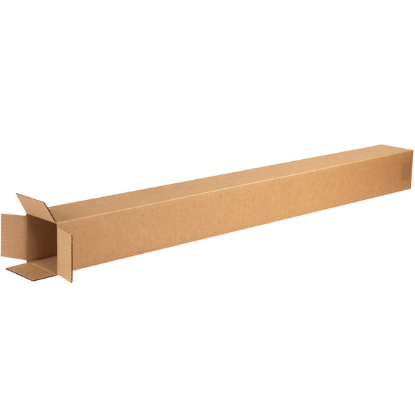 4" x 4" x 48" Kraft Single Wall 32 ECT Corrugated RSC Boxes