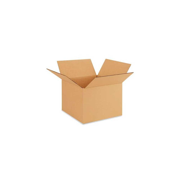 10-1/2" x 10-1/2" x 7-1/2" Kraft Single Wall 32 ECT Corrugated RSC Boxes
