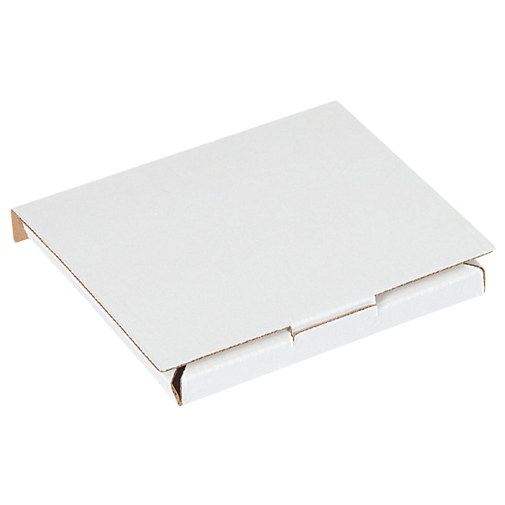 5-5/8" x 5" x 44758" White Exterior / Kraft Interior Single Wall 32 ECT Corrugated RETT Boxes