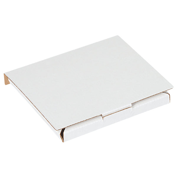 5-5/8" x 5" x 44758" White Exterior / Kraft Interior Single Wall 32 ECT Corrugated RETT Boxes