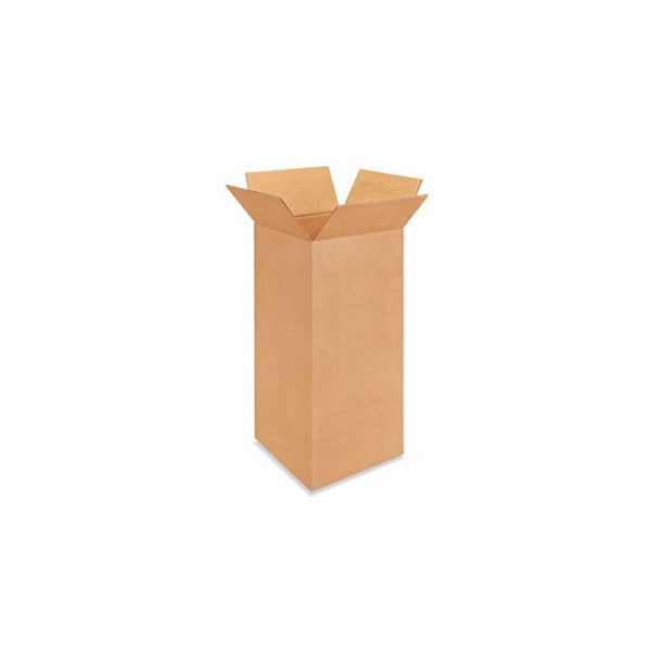 12" x 12" x 25" Kraft Single Wall 32 ECT Corrugated RSC Boxes