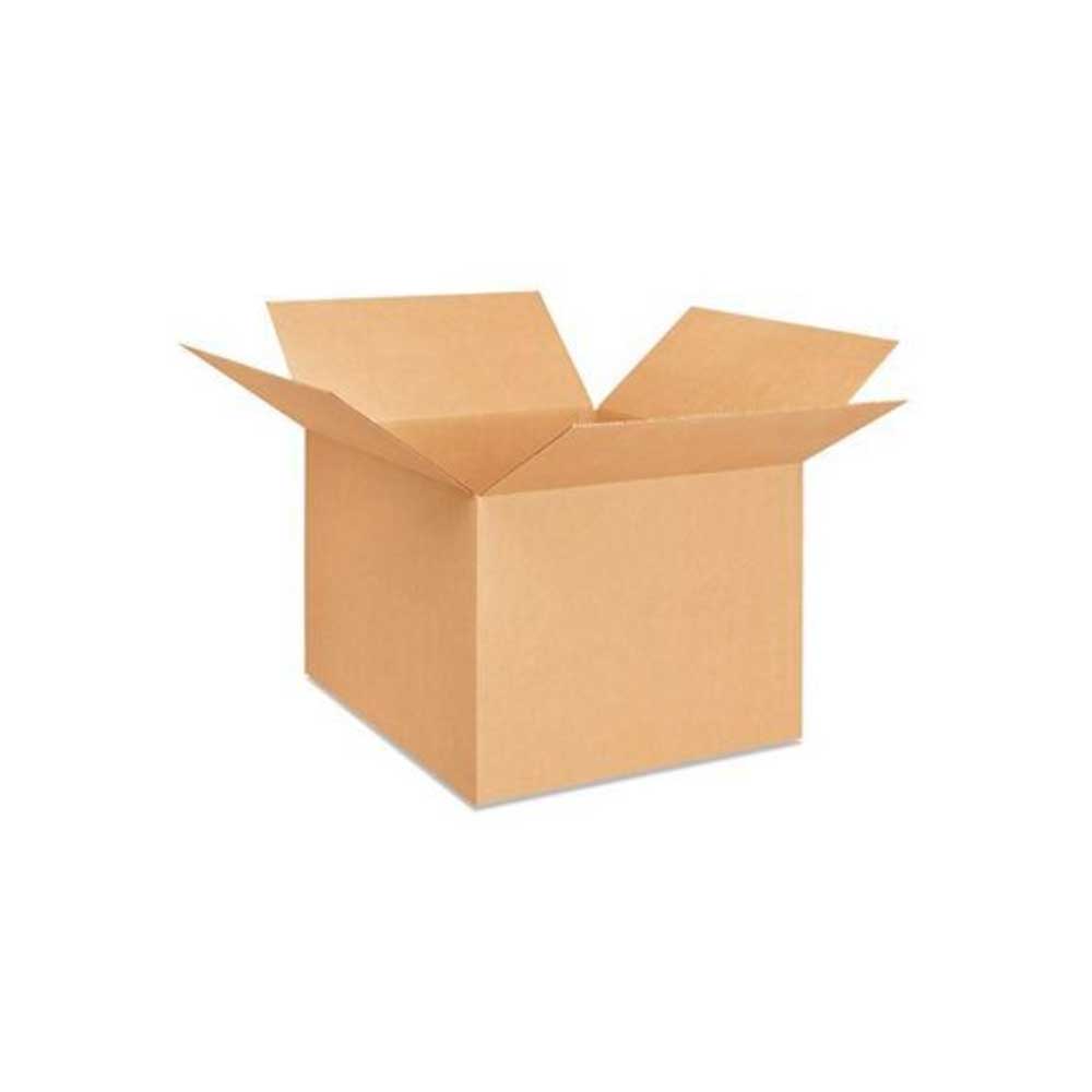 24" x 24" x 18-1/2" Kraft Single Wall 200# Corrugated RSC Boxes