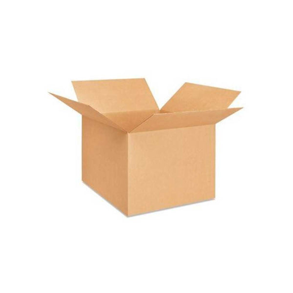 24" x 24" x 18-1/2" Kraft Single Wall 200# Corrugated RSC Boxes