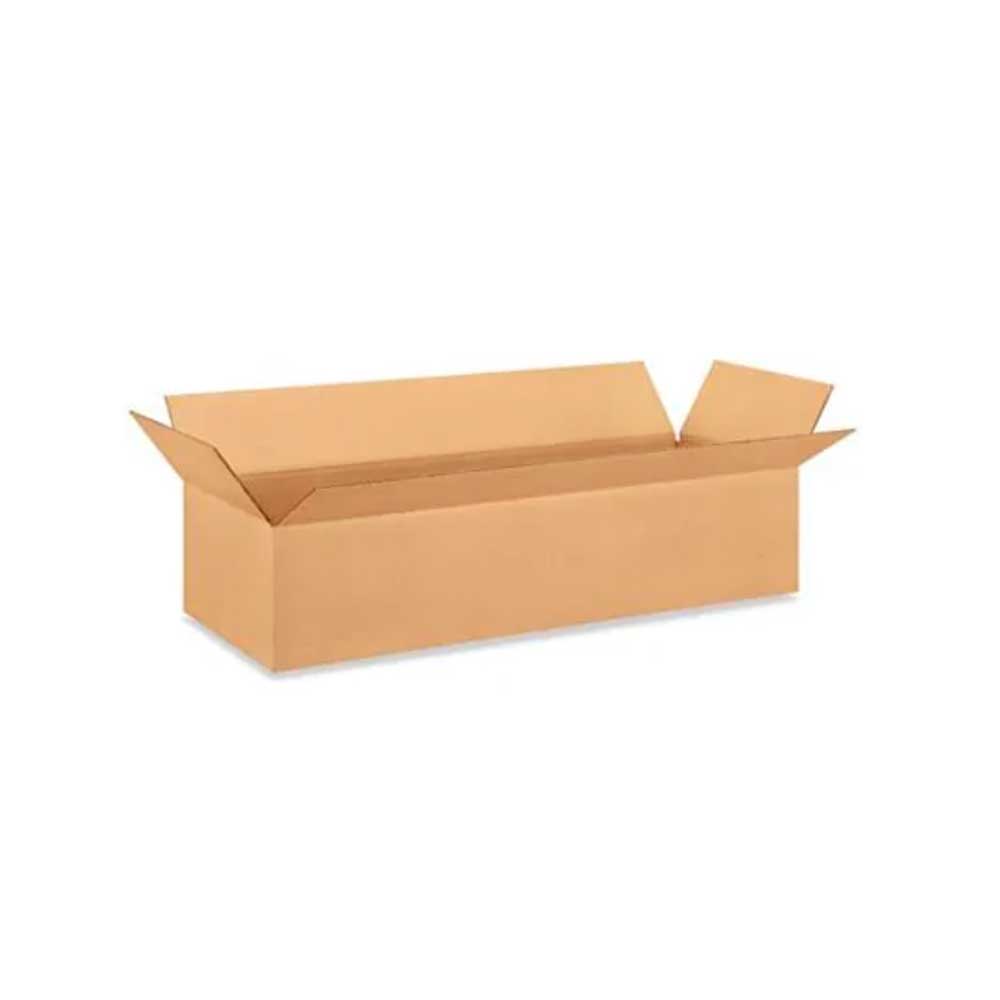 32" x 10" x 6" Kraft Single Wall 32 ECT Corrugated RSC Boxes