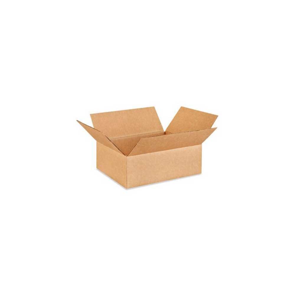 12" x 9-1/2" x 4" Kraft Single Wall 32 ECT Corrugated RSC Boxes