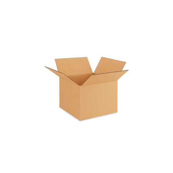 10-1/2" x 10-1/2" x 8" Kraft Single Wall 32 ECT Corrugated RSC Boxes