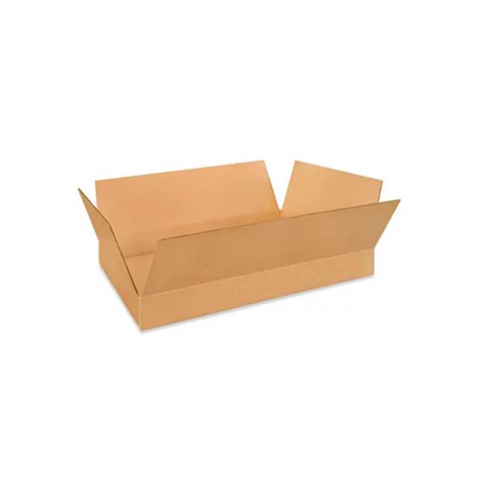 27" x 16" x 2-5/8" Kraft Single Wall 29 ECT Corrugated RSC Boxes