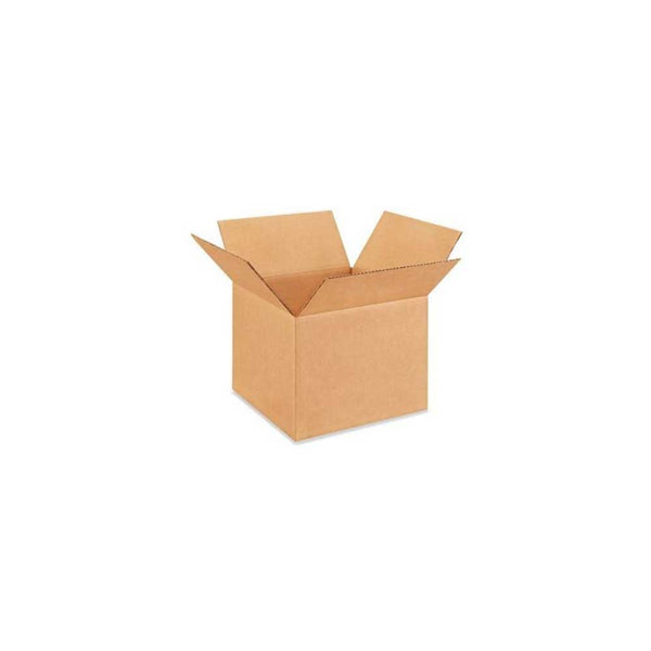 12-1/2" x 12-1/2" x 10" Kraft Single Wall 32 ECT Corrugated RSC Boxes