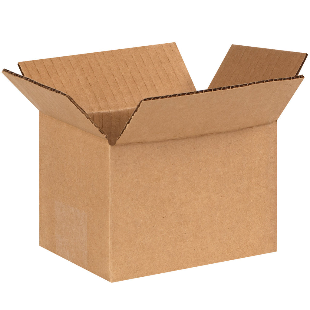 6" x 4" x 4" Kraft Single Wall 32 ECT Corrugated RSC Boxes
