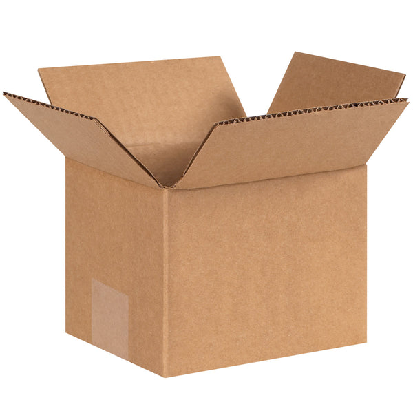 6" x 5" x 4" Kraft Single Wall 32 ECT Corrugated RSC Boxes